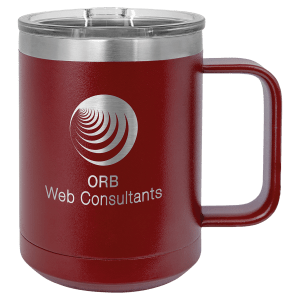 Mug with lid - 15 oz.