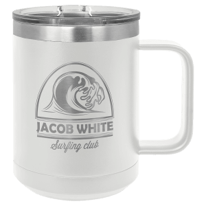 Mug with lid - 15 oz.