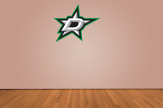 Dallas Stars Indoor Wall Vinyl Decal Sticker 5" - 52"