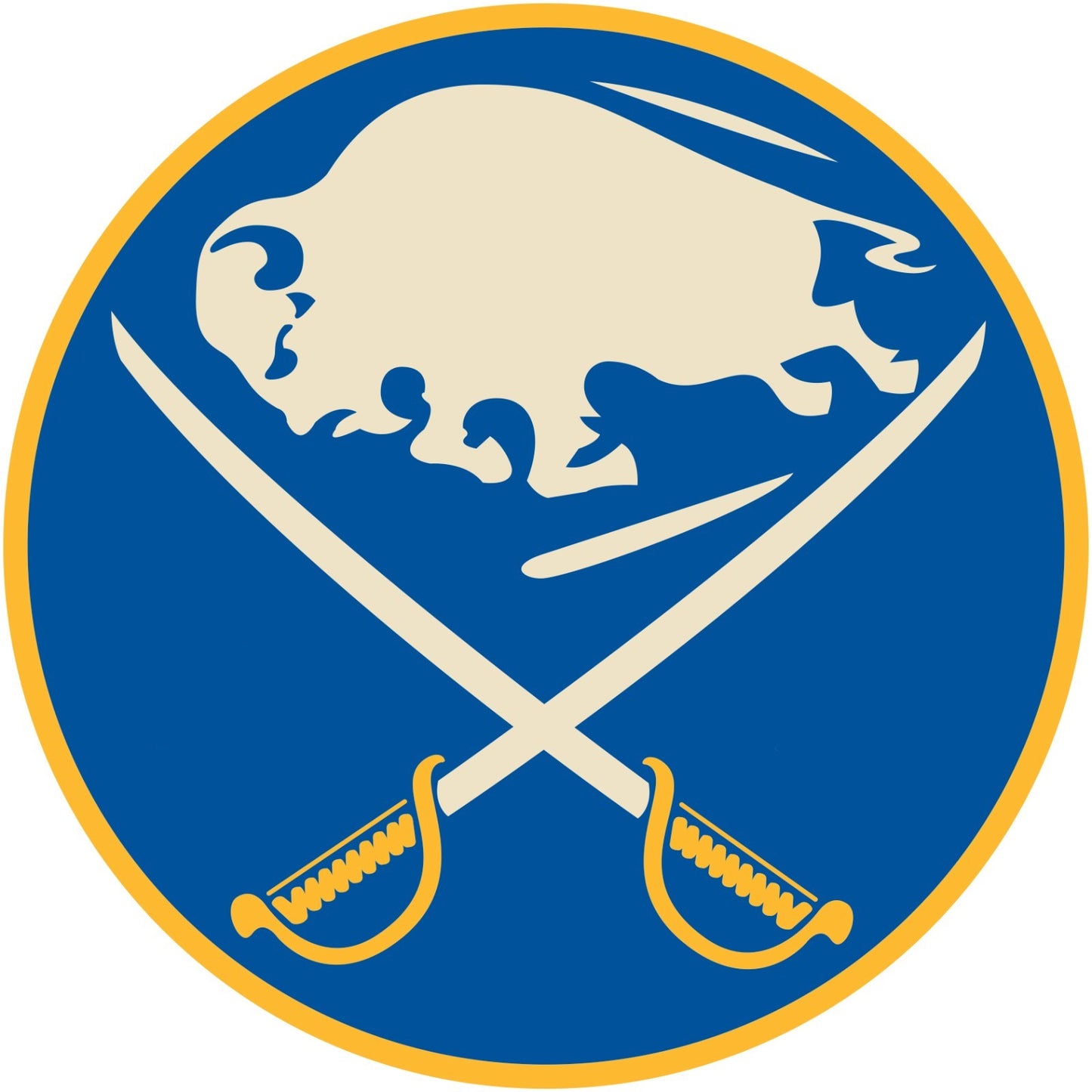 Buffalo Sabres Logo - Die Cut Laminated Vinyl Sticker Decal NHL car window