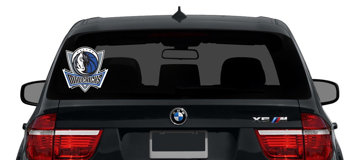 Dallas Mavericks Logo Die Cut Laminated Vinyl Sticker Decal NBA car window
