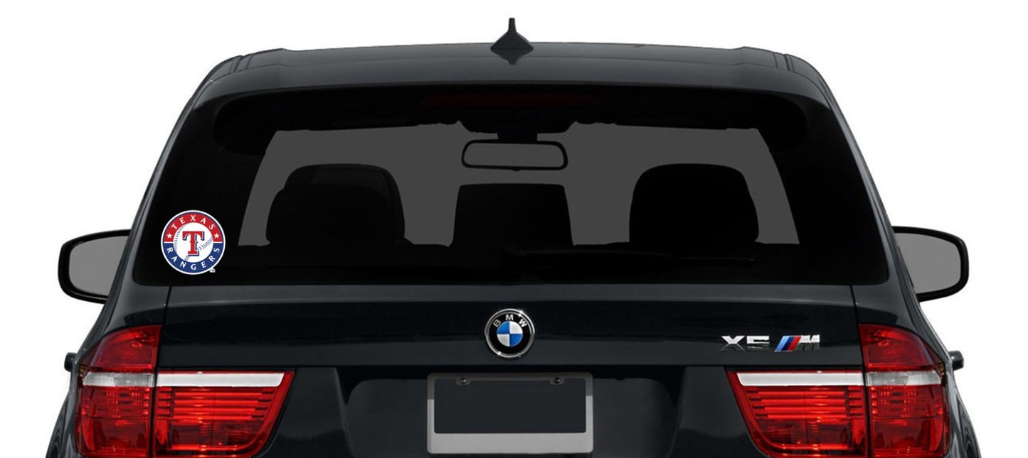 Texas Rangers Emblem Logo Baseball Sticker Waterproof Vinyl Decal Car