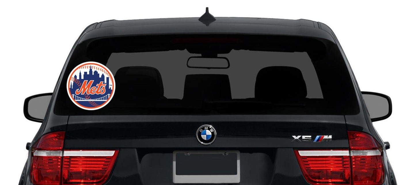 New York Mets Emblem Logo Baseball Sticker Waterproof Vinyl Decal Car