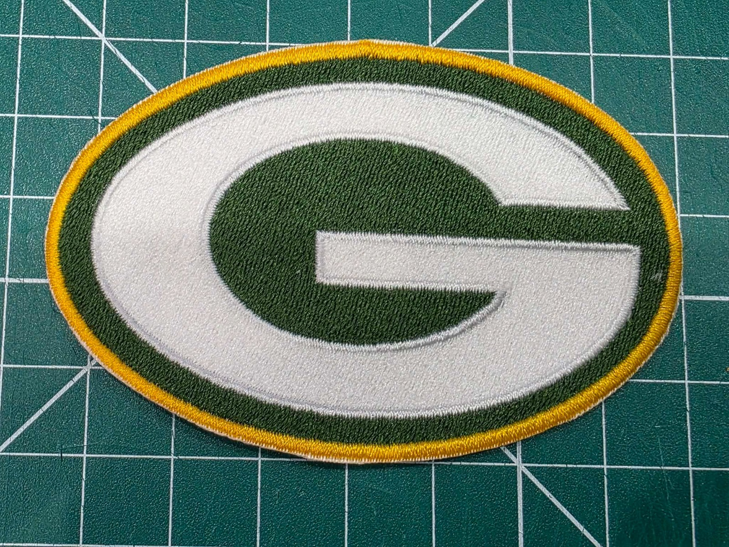 Green Bay Packers 3.75" Iron /Sew On Embroidered Patch Football Logo NFL