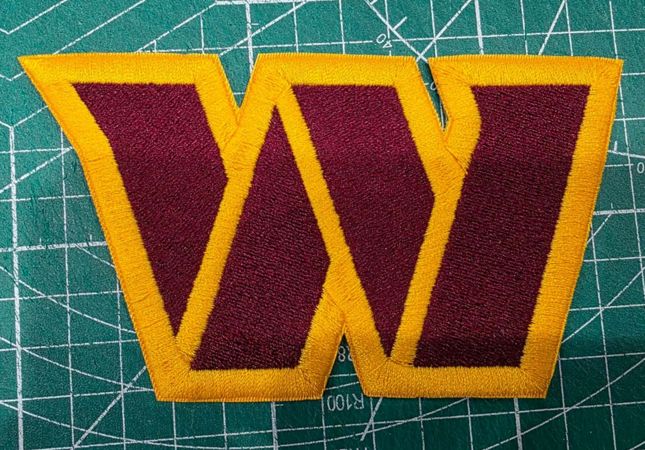 Washington Commanders 3" Iron On Embroidered Patch Football Logo NFL shoulder