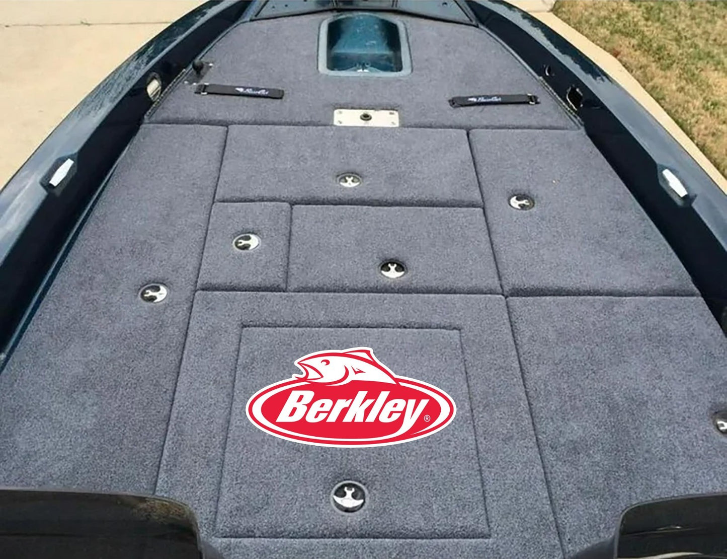 Berkley Professional Carpet Graphic Decal Sticker Fishing Bass Boats line reels