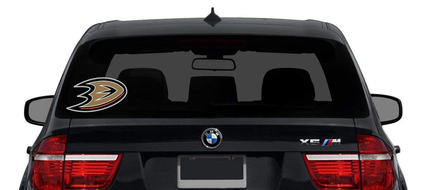 Anaheim Ducks Logo - Die Cut Laminated Vinyl Sticker Decal NHL car window