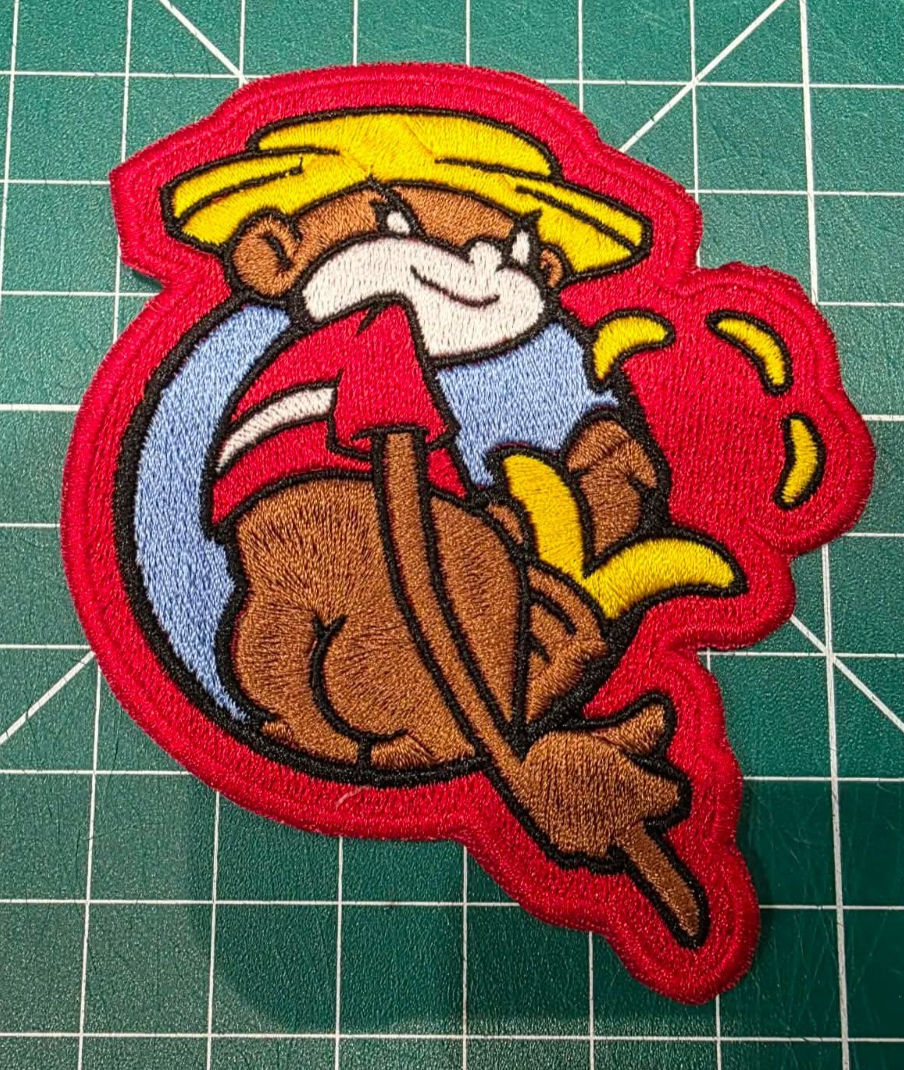 Johnny Chimpo  3" Iron /Sew On Embroidered Patch Super Troopers