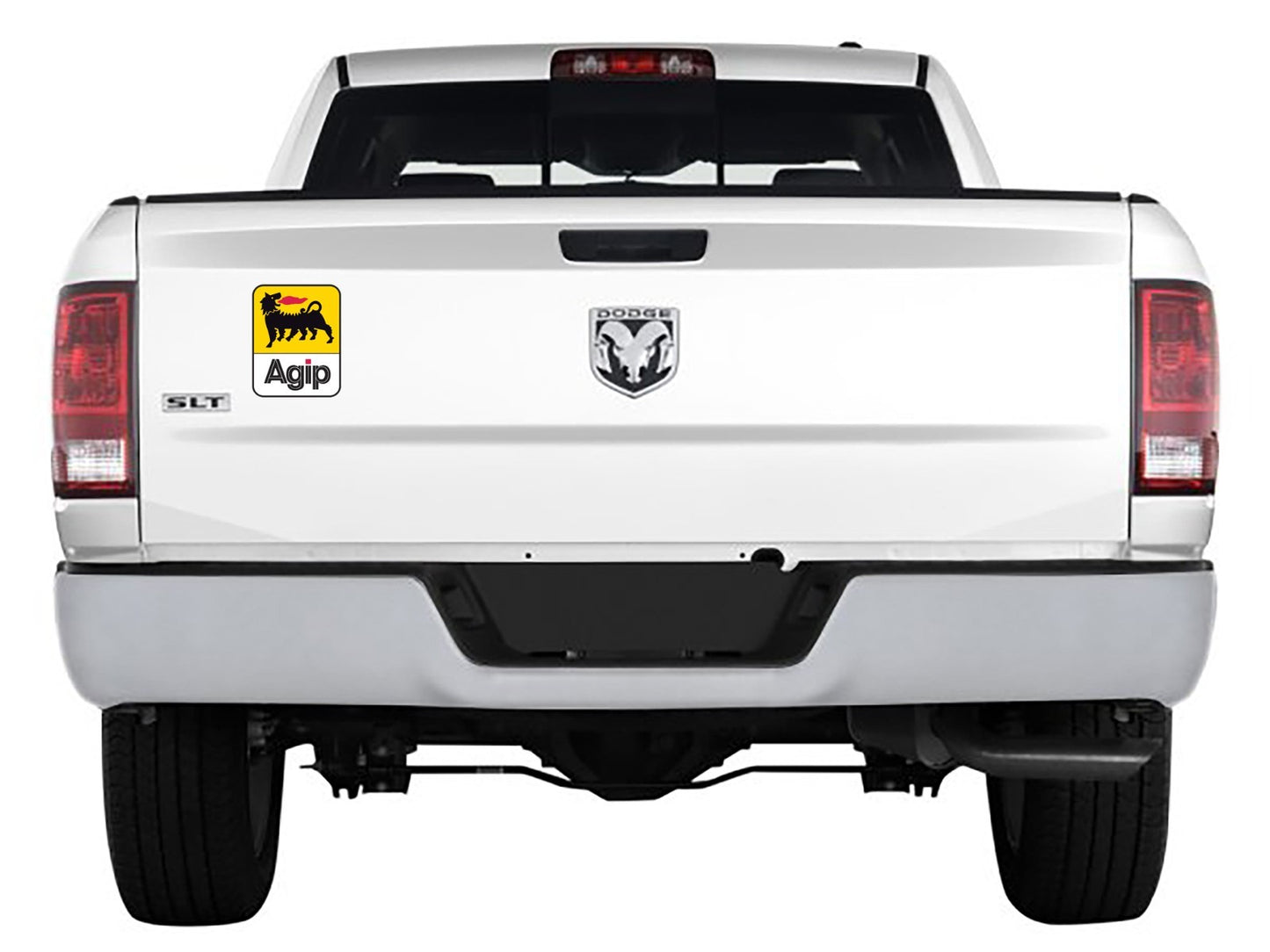 AGIP Oil Italy Racing Logo Die Cut Laminated Vinyl Decal Sticker | Sizes door