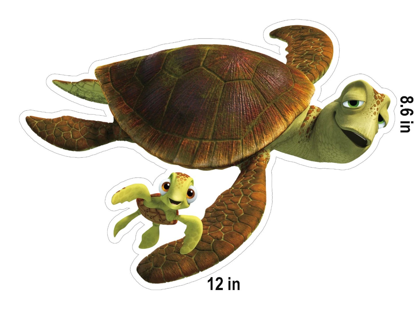 6 Finding Nemo Dory Removable Floor Decals Sidewalk Birthday Party Decorations