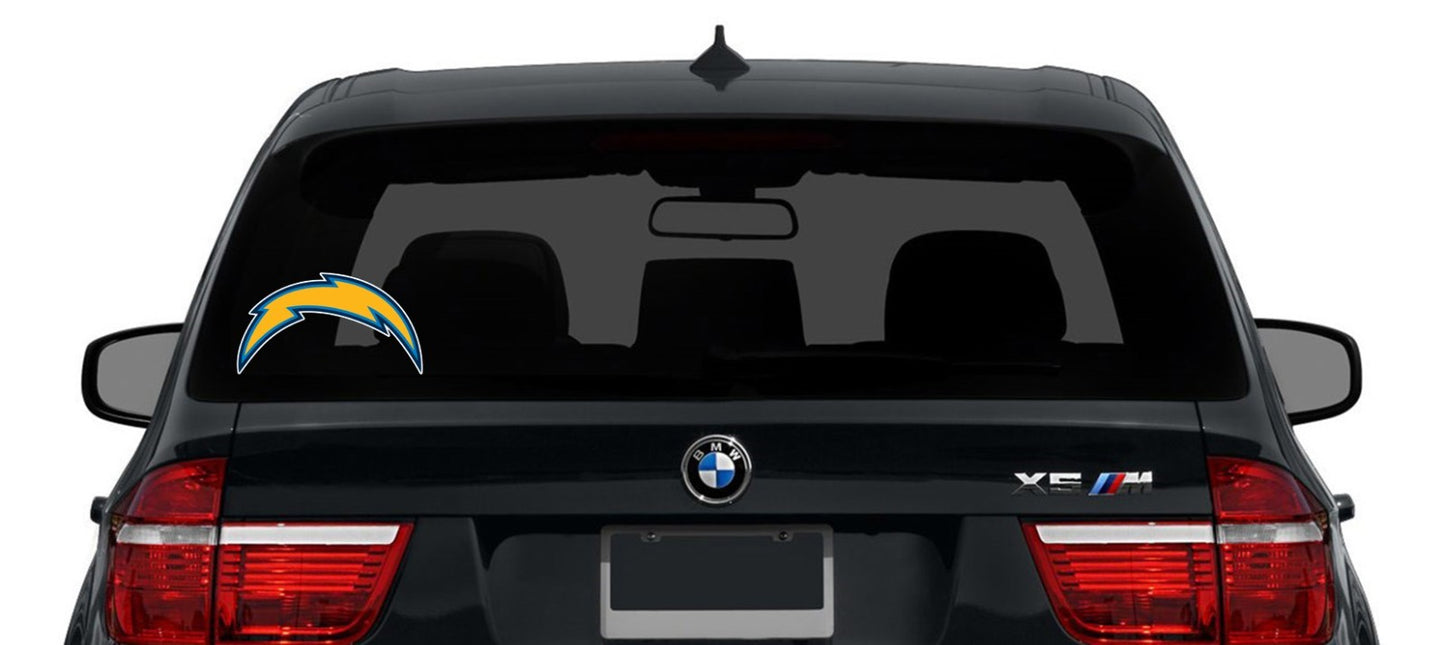 San Diego Chargers Logo - Die Cut Laminated Vinyl Sticker Decal NFL car window