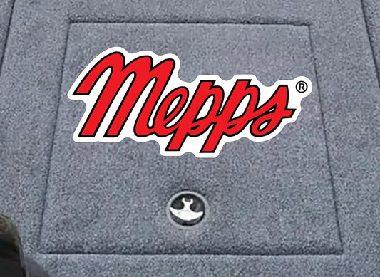 Mepps reels Carpet Graphic Decal Sticker for Fishing Bass Boats Floor - Sidewalk