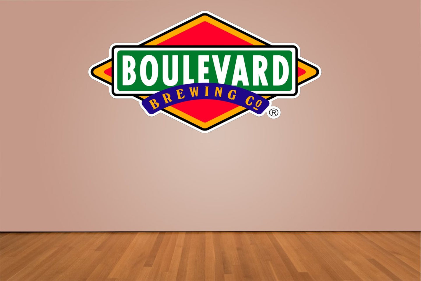 Boulevard Brewing Co. Beer Logo Indoor Wall Vinyl Decal Sticker 5" - 52"