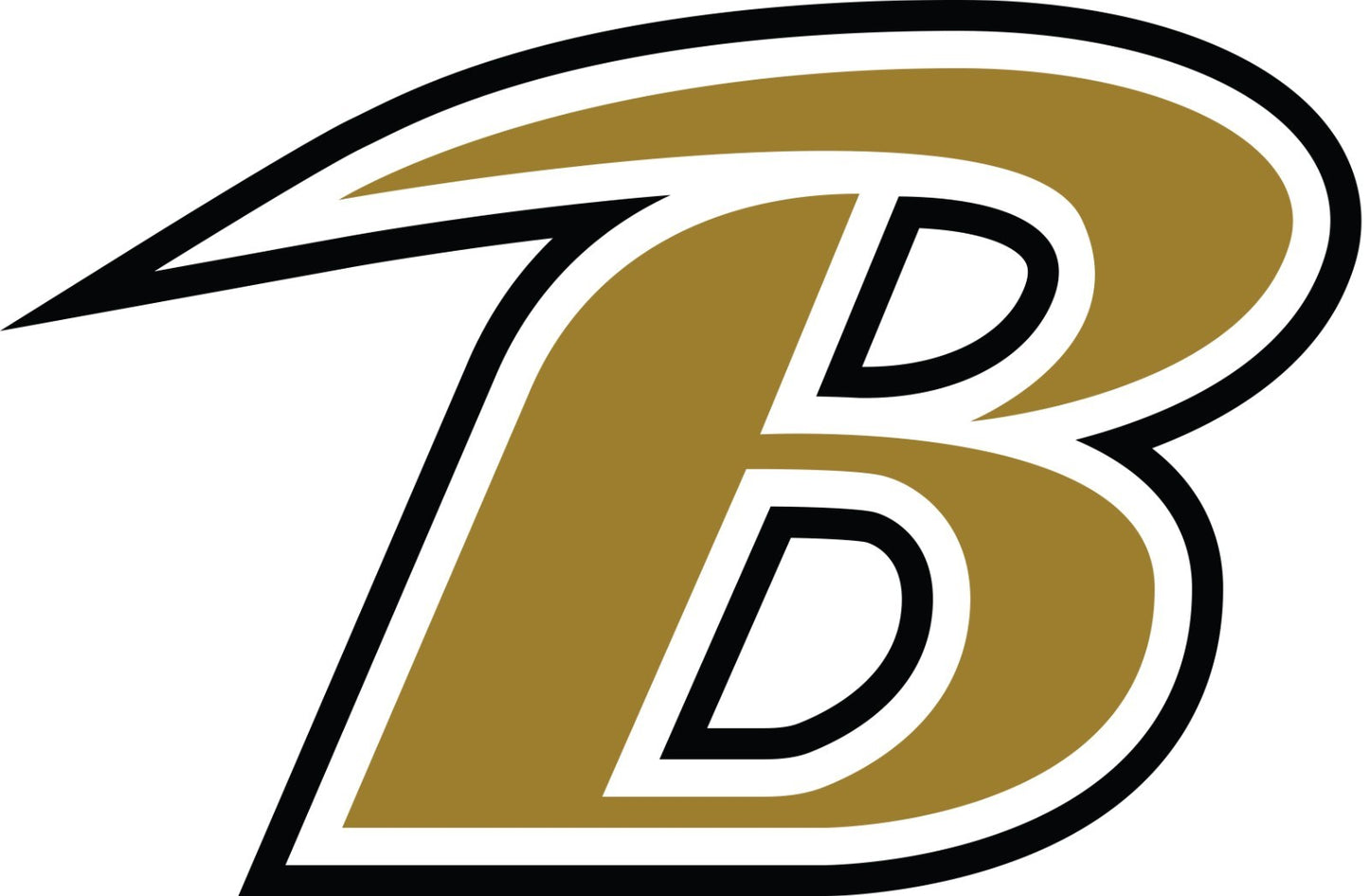 Baltimore Ravens B Logo Cut Laminated Vinyl Sticker Decal NFL car window