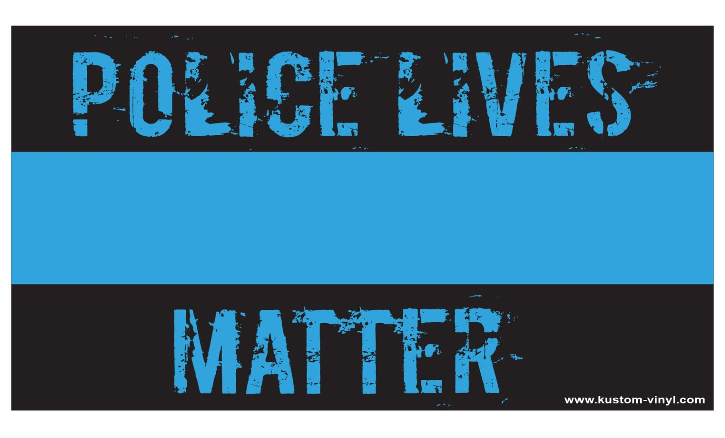 5"  Police Lives Matter Thin Blue Line American Flag Car Vinyl Decal Sticker