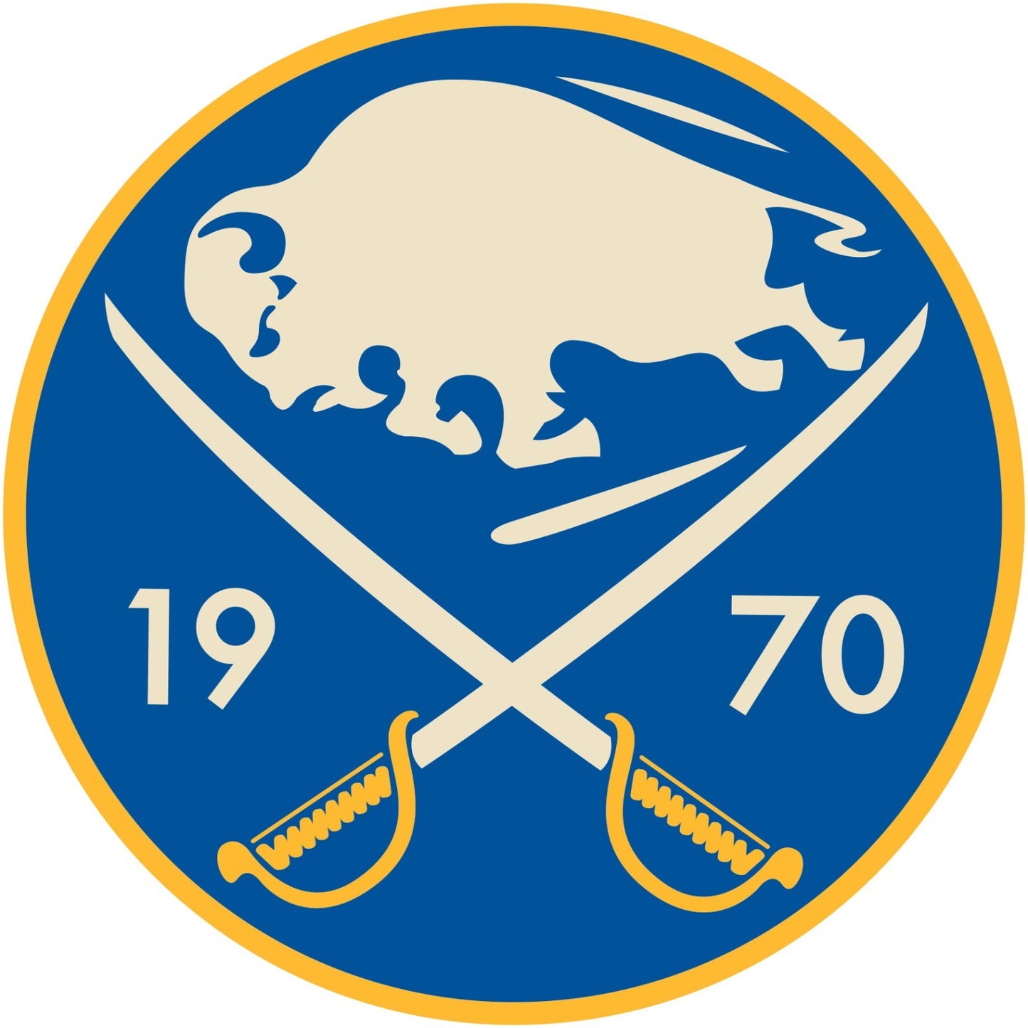 Buffalo Sabres Logo - Die Cut Laminated Vinyl Sticker Decal NHL car window