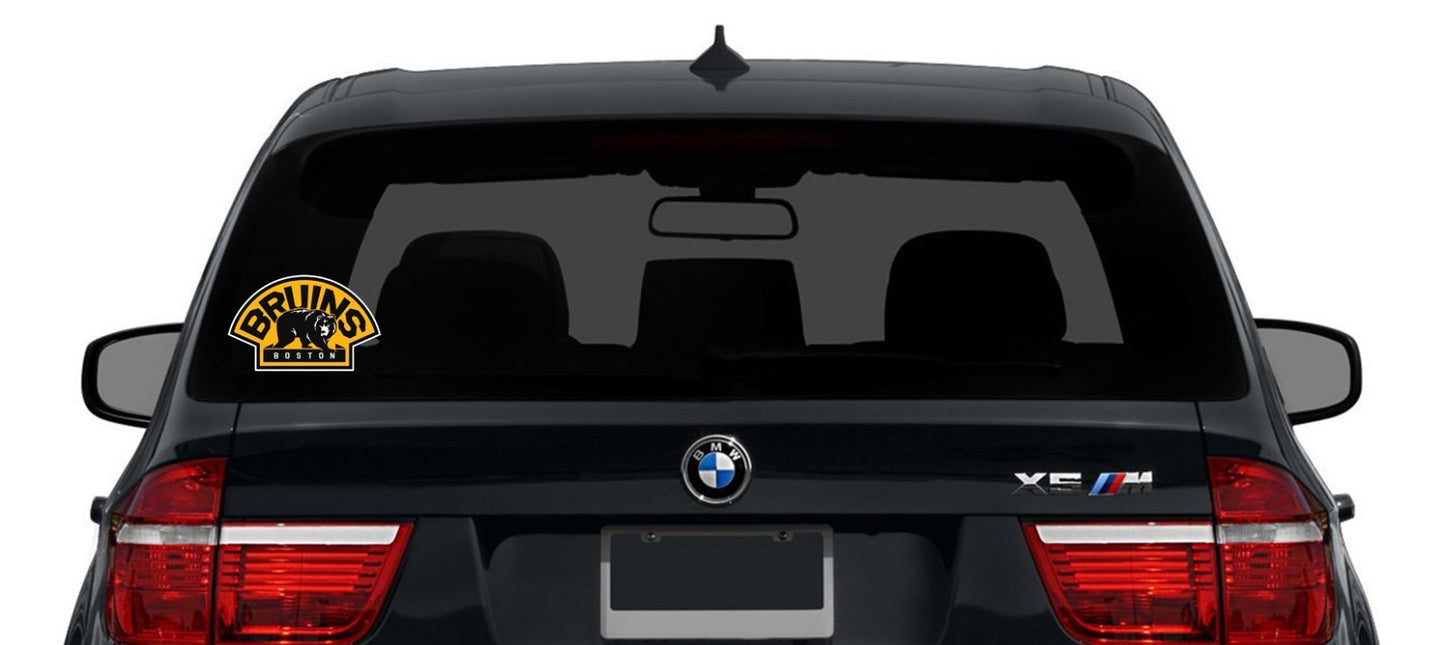 Boston Bruins Logo - Die Cut Laminated Vinyl Sticker Decal NHL car window