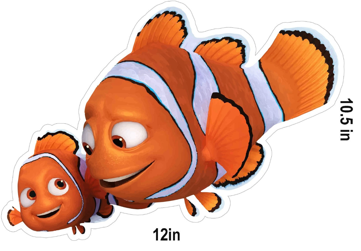 6 Finding Nemo Dory Removable Floor Decals Sidewalk Birthday Party Decorations