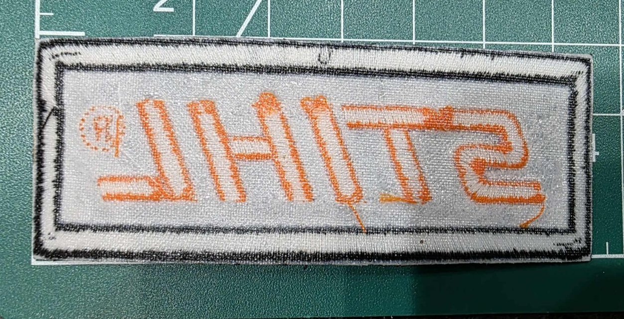 STIHL  Iron On Sew Embroidered Patch  3.75" x 1.4"