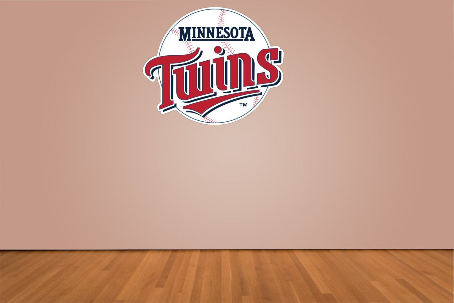 Minnesota Twins Indoor Wall Vinyl Decal Sticker 5" - 52"