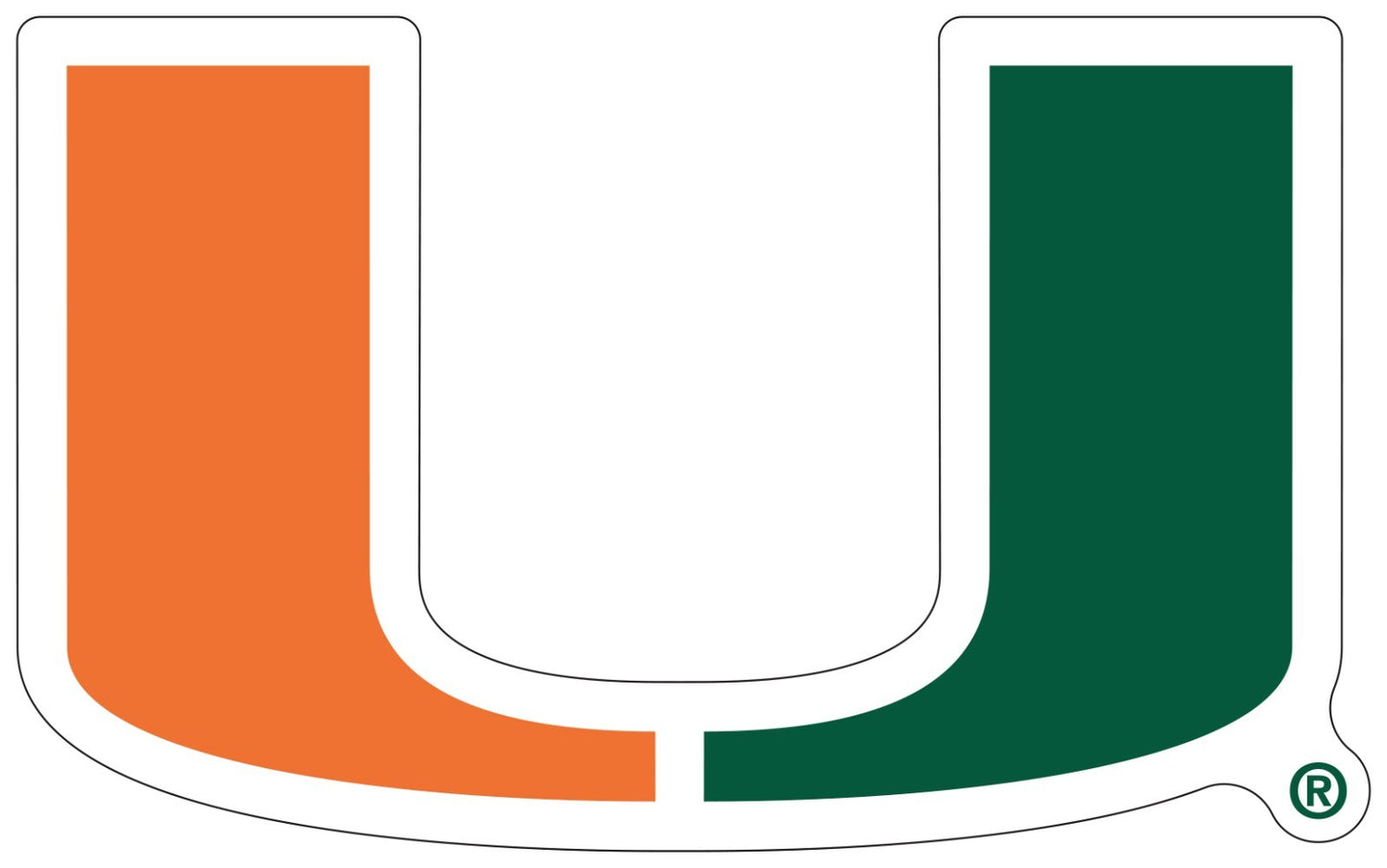 University of Miami Hurricanes Indoor Wall Vinyl Decal Sticker 5 - 52"