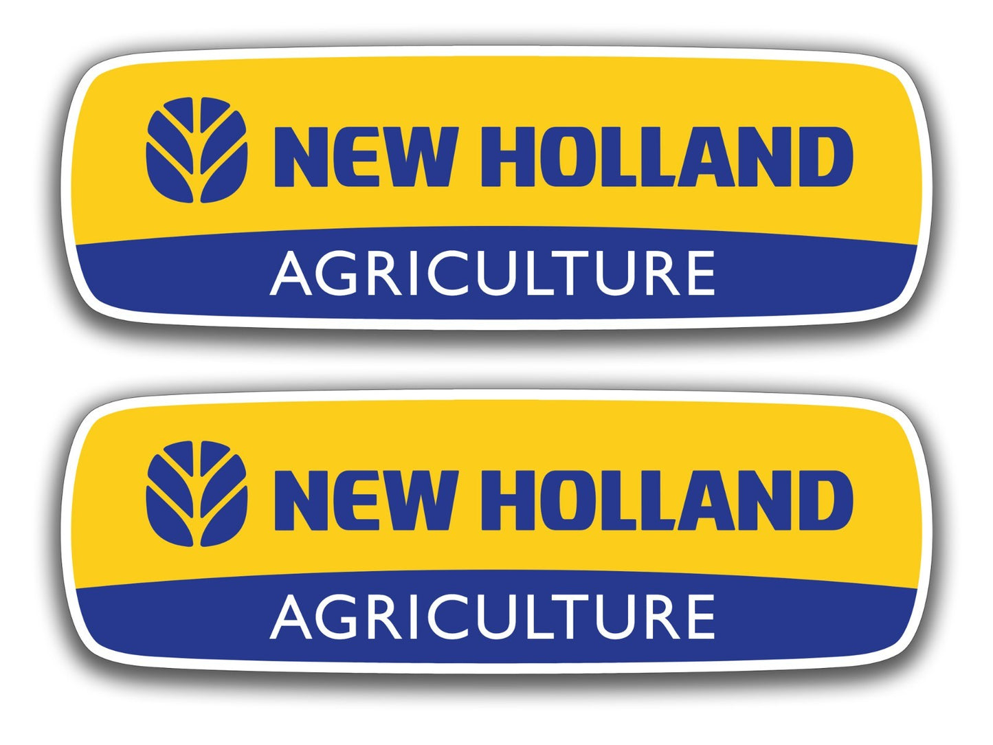 2x New Holland Tractor Sticker Vinyl Decal Sizes!! truck helmet window door