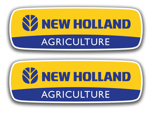 2x New Holland Tractor Sticker Vinyl Decal Sizes!! truck helmet window door