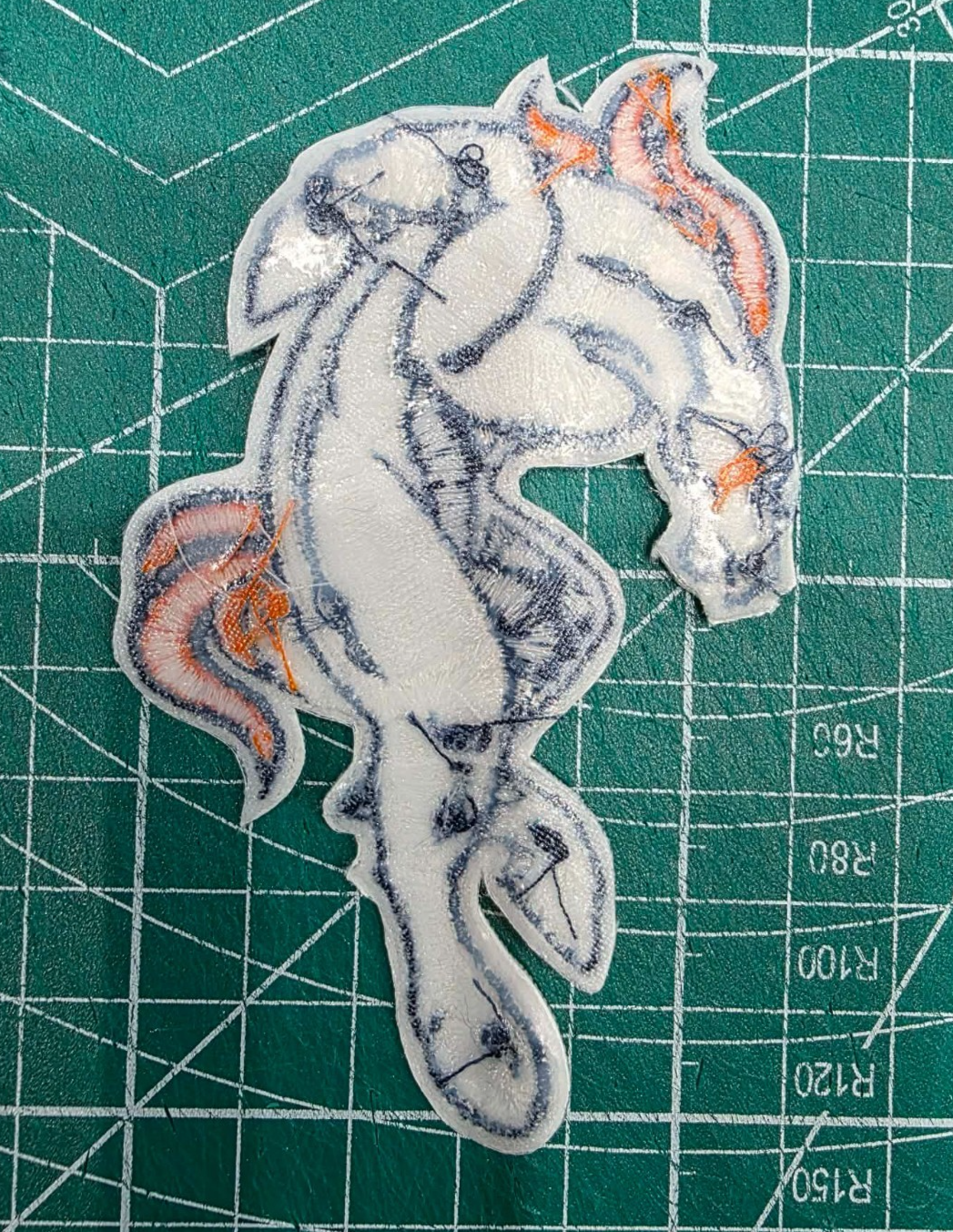 Denver Broncos 7" Iron /Sew On Embroidered Patch Football Logo NFL
