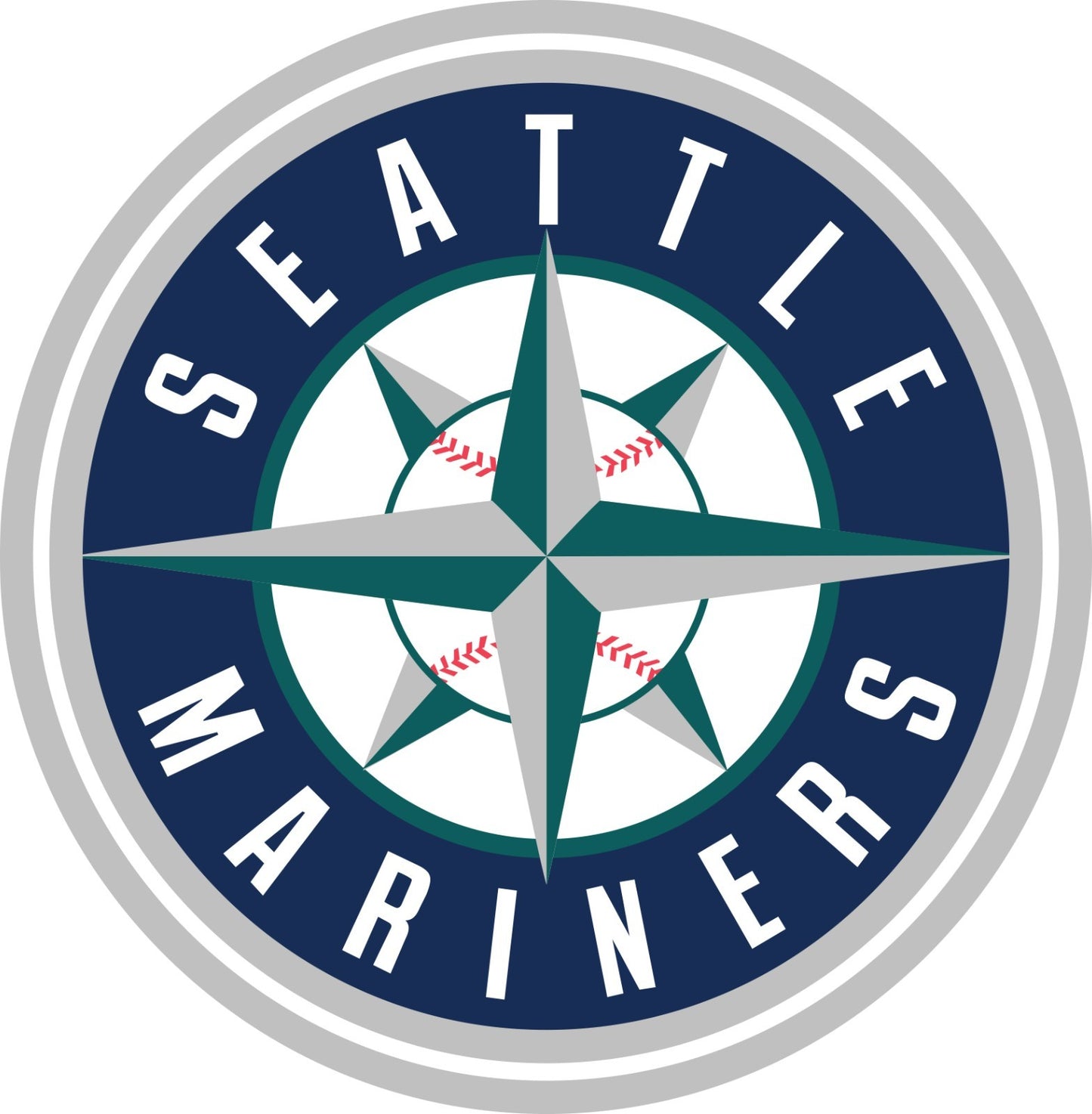 Seattle Mariners Indoor Wall Vinyl Decal Sticker 5" - 52"
