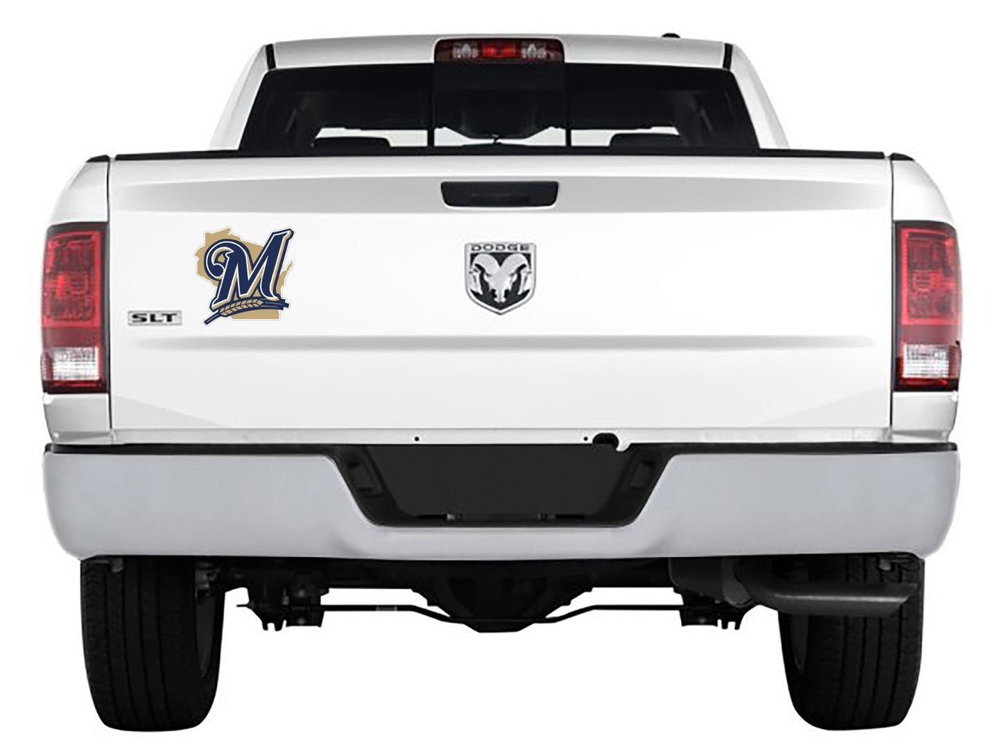 Milwaukee Brewers State Logo Baseball Sticker Waterproof Vinyl Decal Car