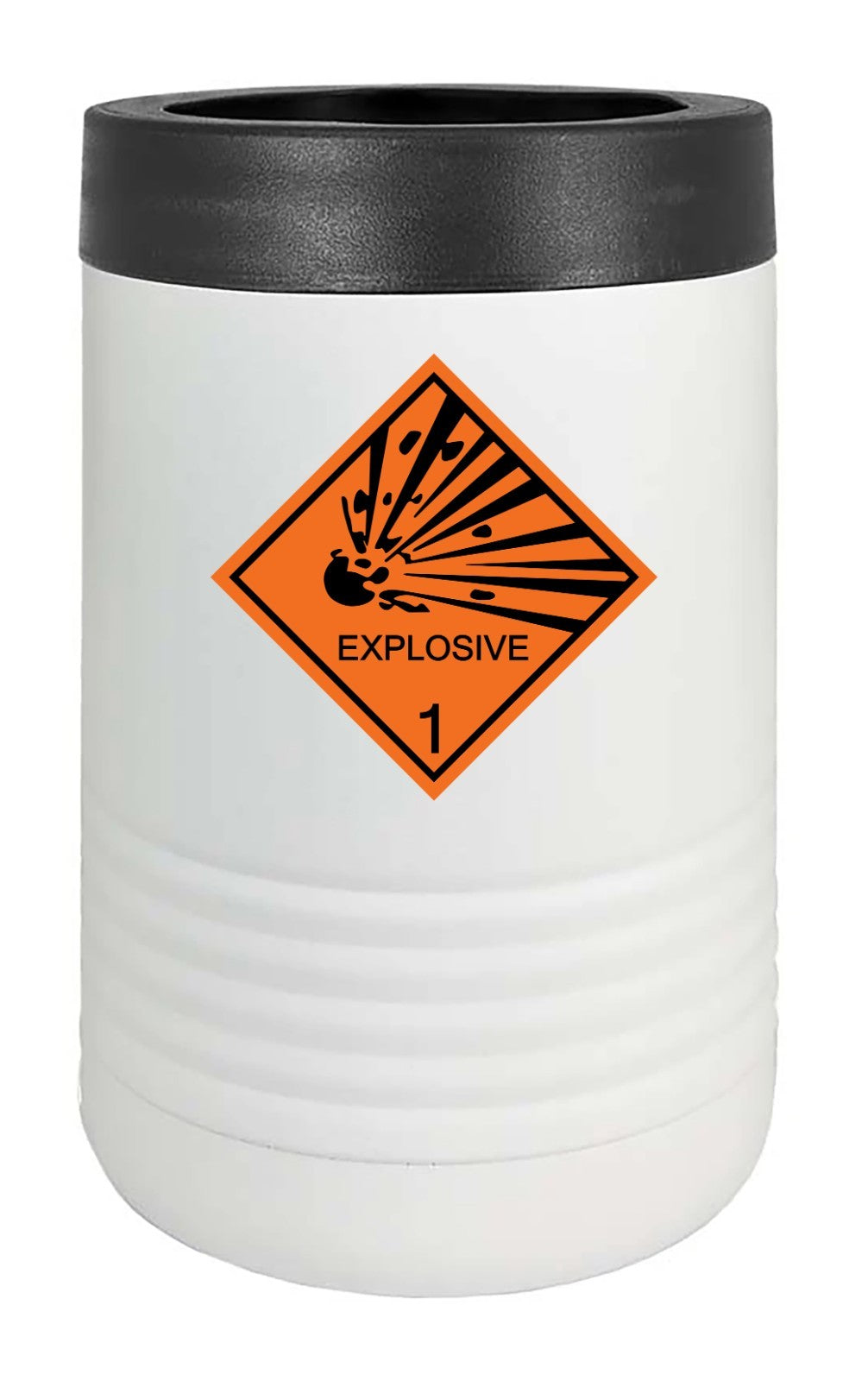 2x Explosive Warning Logo Die Cut Laminated Vinyl Decal Sticker | Choose Sizes