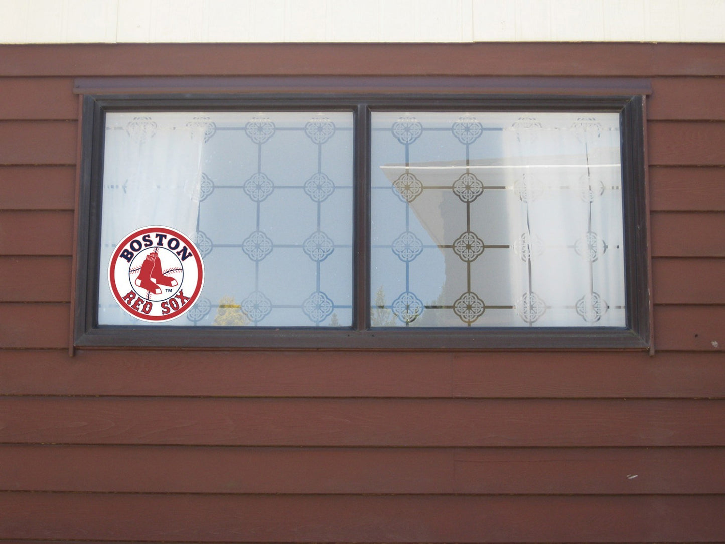 Boston Red Sox Logo - Laminated Weatherproof Vinyl Sticker Decal Choose Size