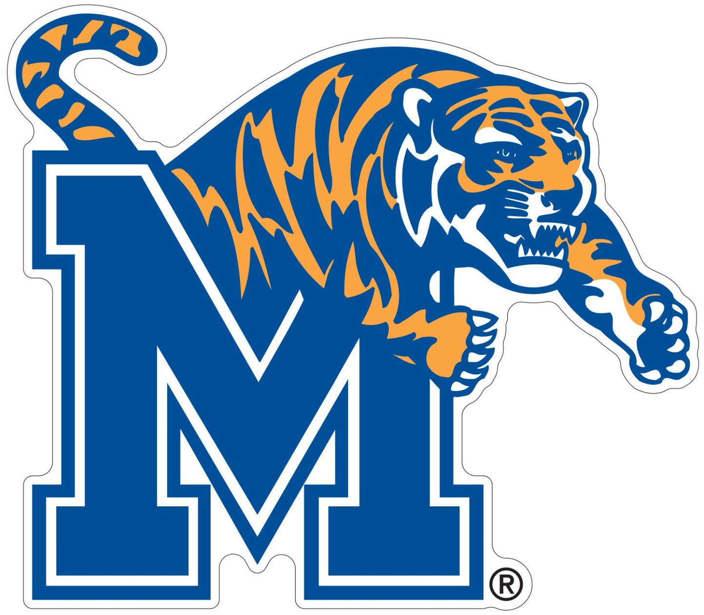 Memphis Tigers Vinyl Decal Sticker | Different Sizes - Outdoor Quality