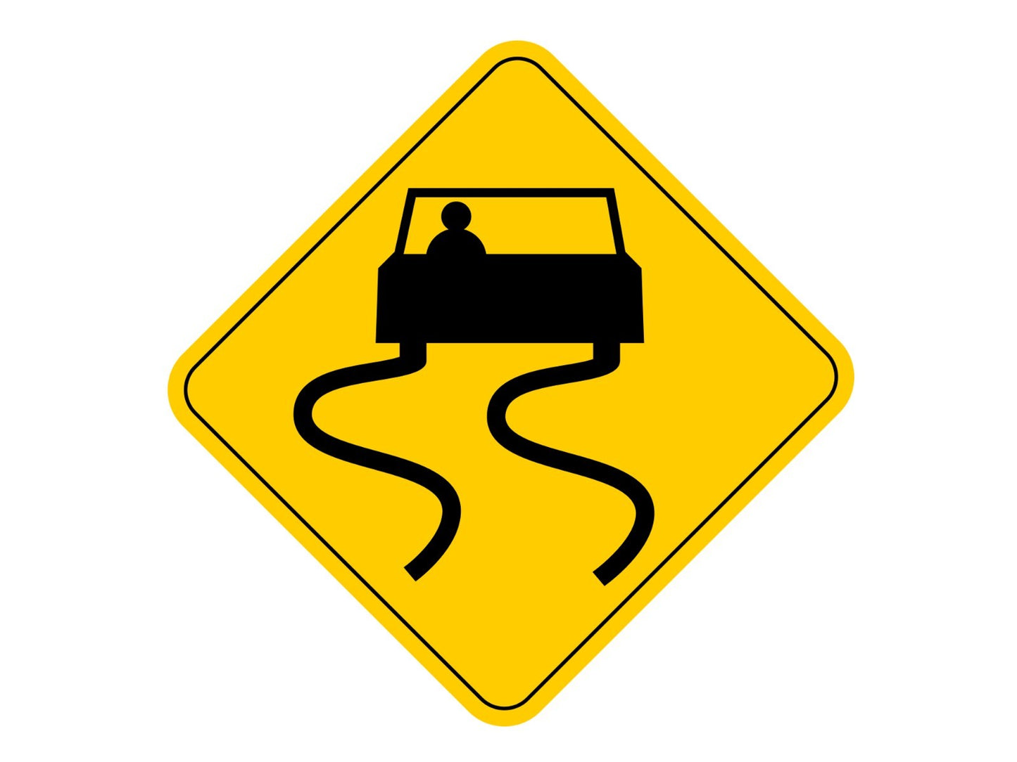 Slippery  When Wet Sign Indoor Wall Vinyl Decal Sticker 5" - 34" kids decor