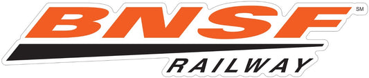 Burlington Northern Santa Fe Railway BNSF Die Cut Laminated Vinyl Sticker Decal