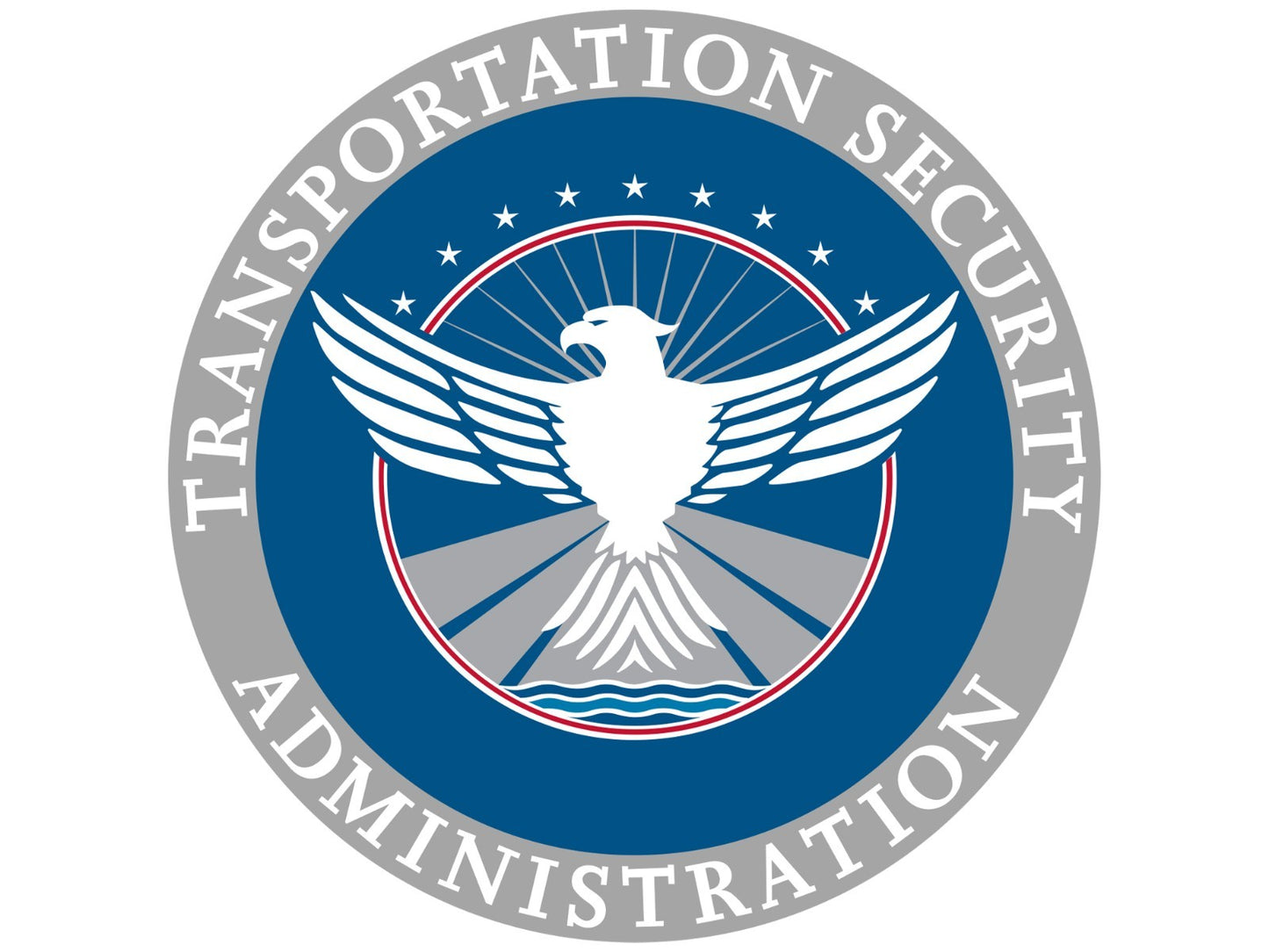 TSA Transportation Security Admin Sticker Waterproof Vinyl Decal Car