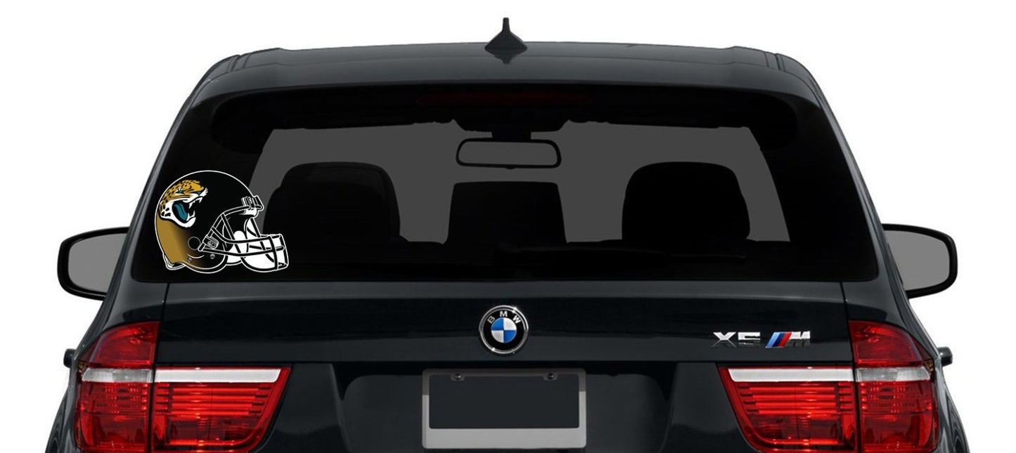 Jacksonville Jaguars Logo Cut Laminated Vinyl Sticker Decal NFL car window