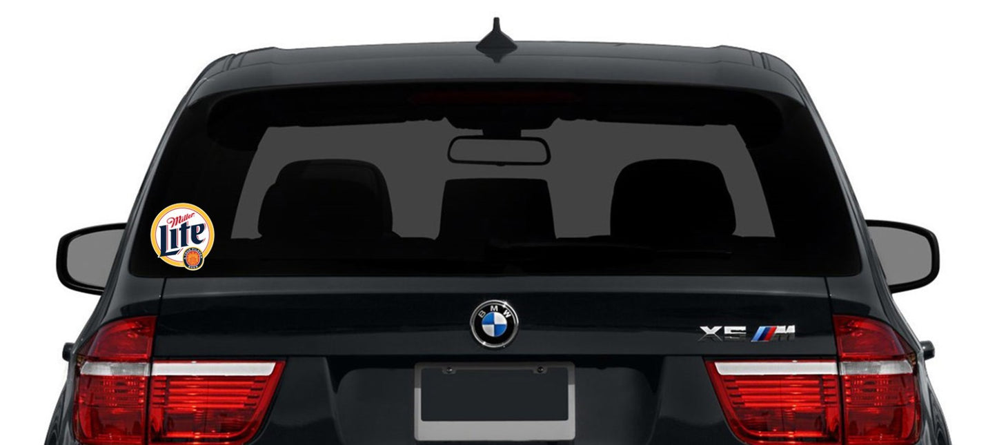Miller Lite Beer Sticker Vinyl Decal | Different Sizes - Outdoor