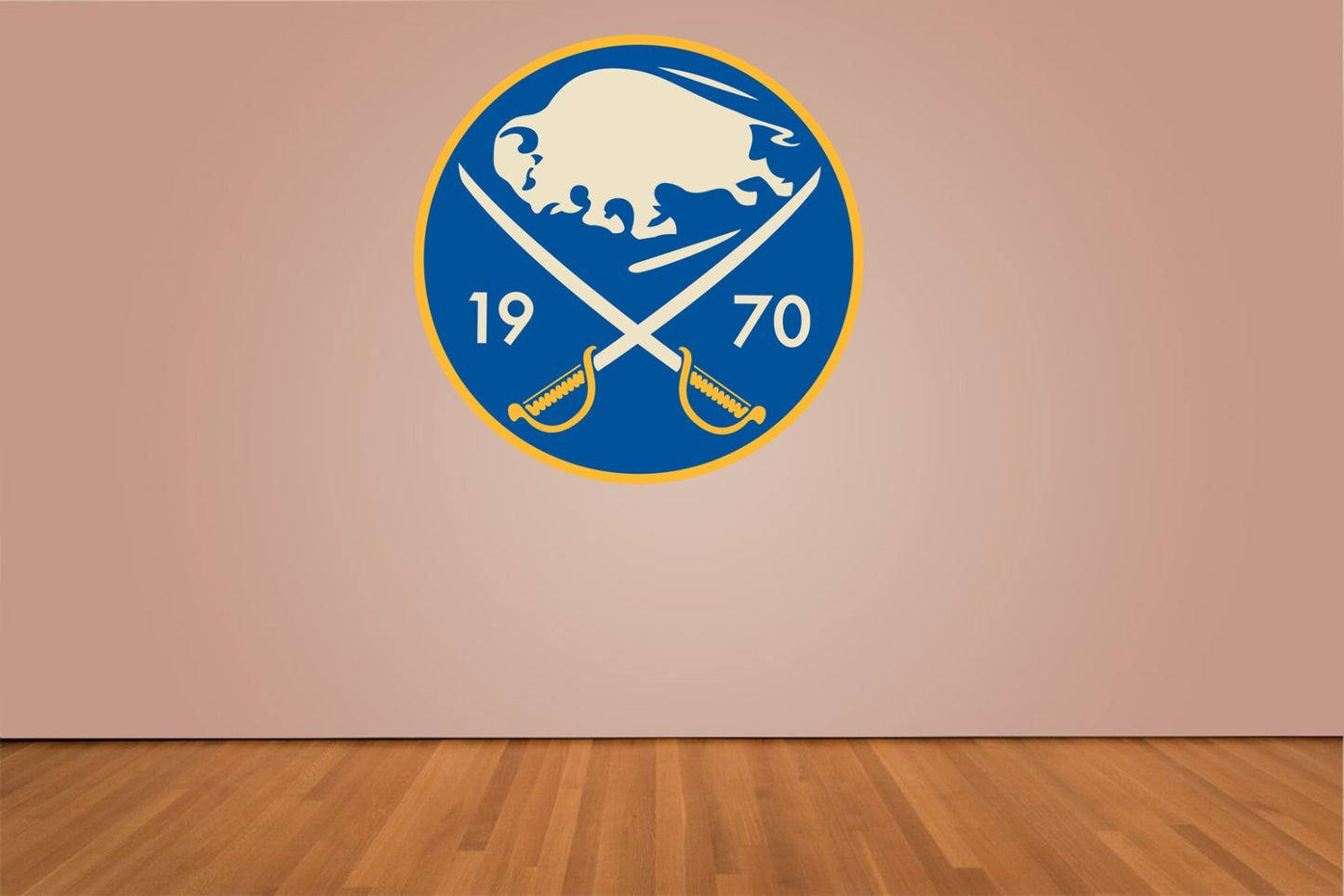 Buffalo Sabres Indoor Wall Vinyl Decal Sticker 5" - 52"