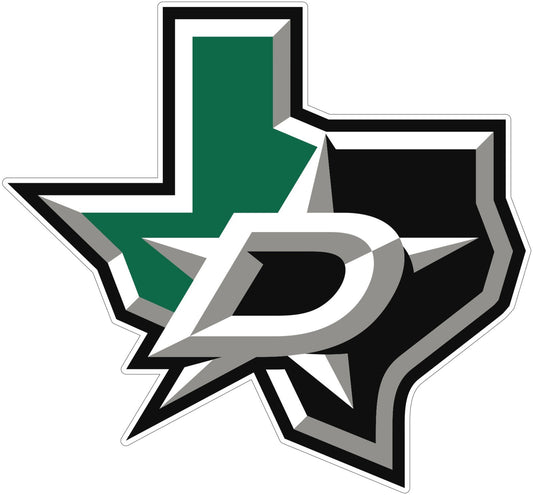Dallas Stars Logo - Die Cut Laminated Vinyl Sticker Decal NHL car window