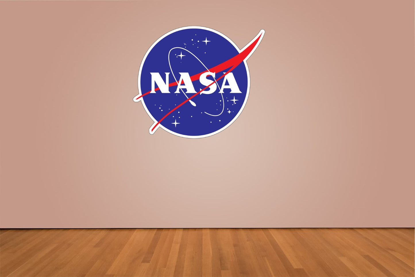 NASA Logo Indoor Wall Vinyl Decal Sticker 5" - 52"