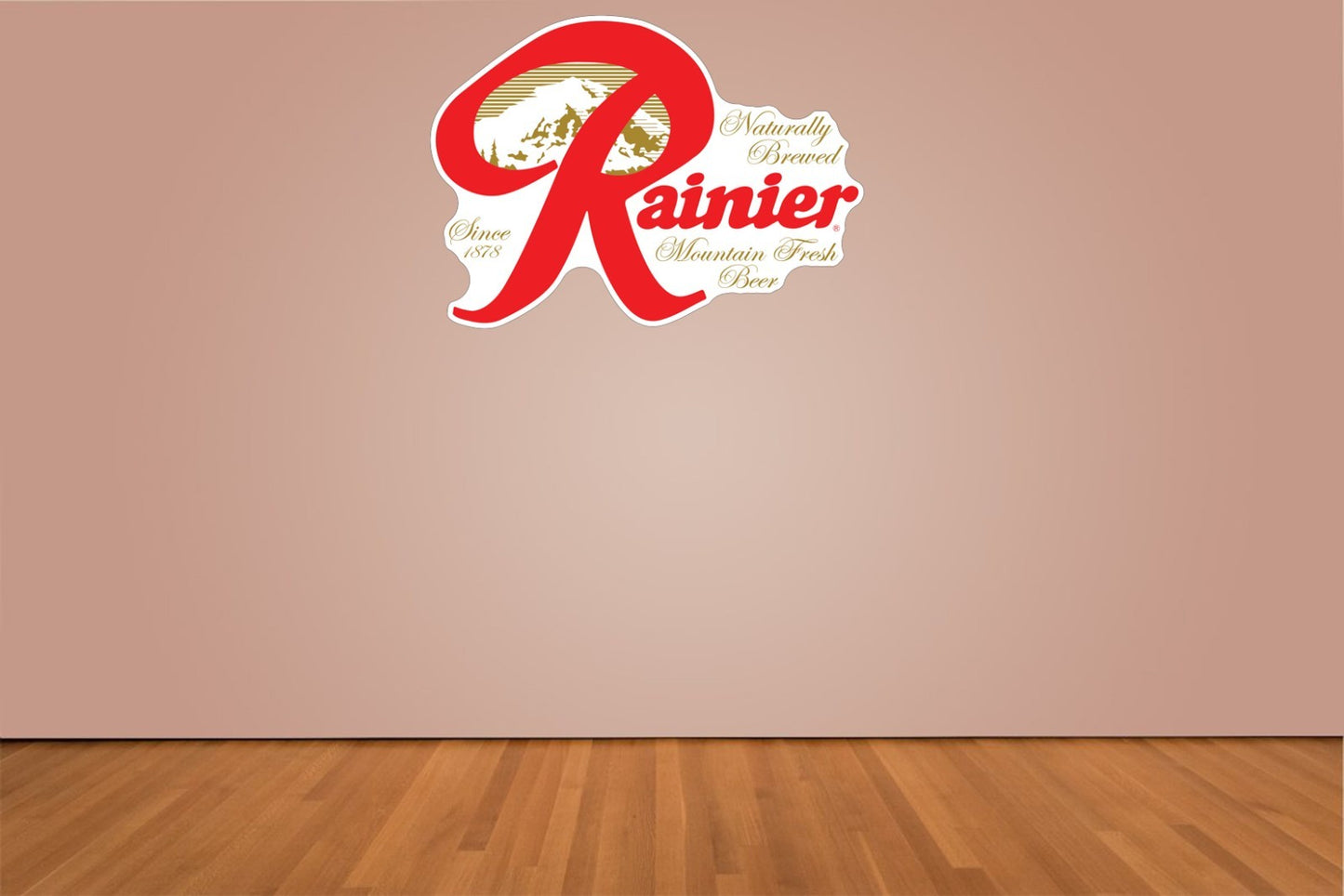 Rainier Beer Logo Indoor Wall Vinyl Decal Sticker 5 - 52"