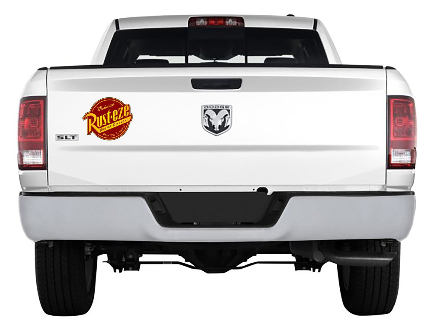 Cars Rust-Eze Medicated Bumper Ointment Vinyl Decal Outdoor Laminated 2"-52"