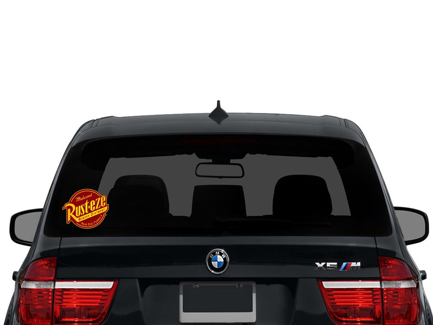 Cars Rust-Eze Medicated Bumper Ointment Vinyl Decal Outdoor Laminated 2"-52"