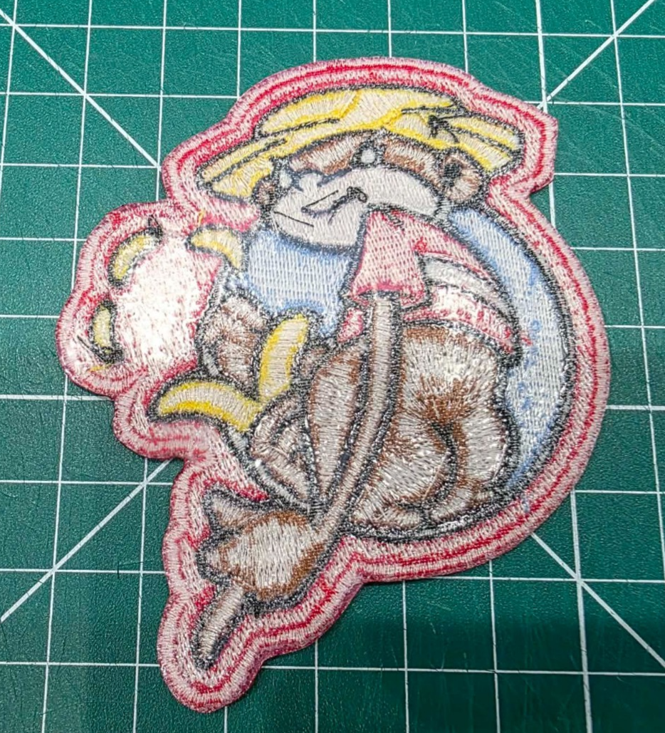 Johnny Chimpo  5" Iron /Sew On Embroidered Patch Super Troopers