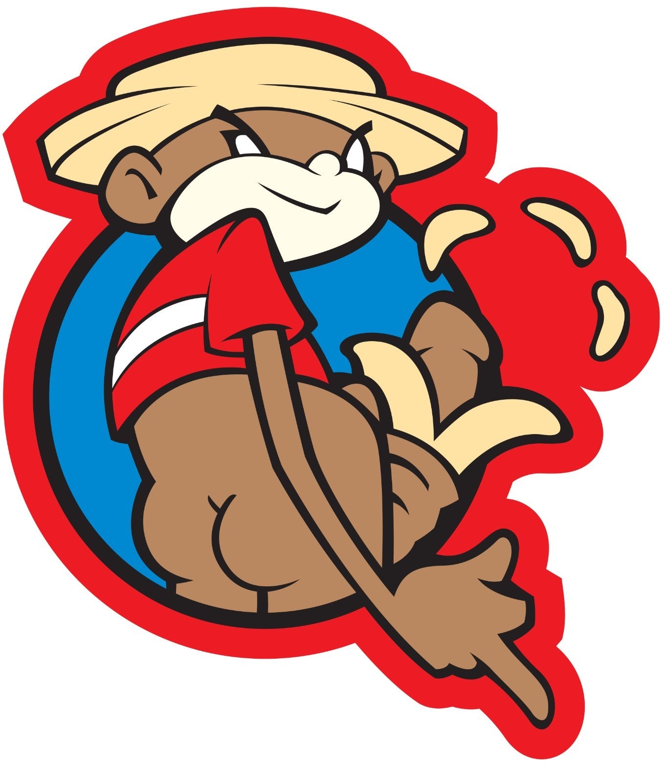 Johnny Chimpo Super Troopers Die Cut Laminated Vinyl Sticker Decal