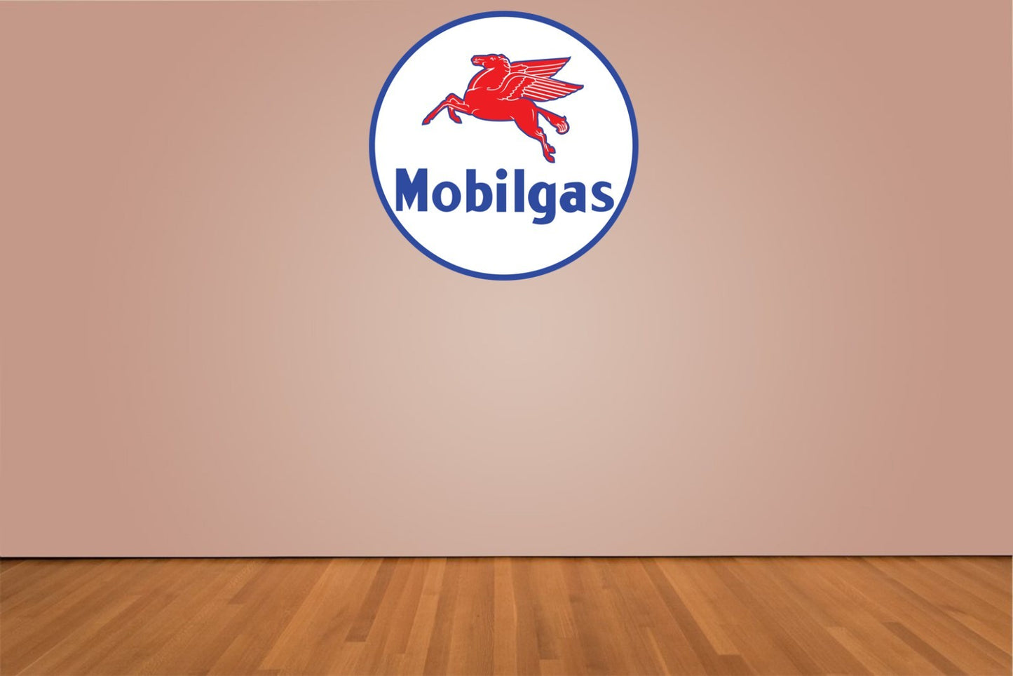 Mobilgas Logo Indoor Wall Vinyl Decal Sticker 5" - 52" gas mobil 1