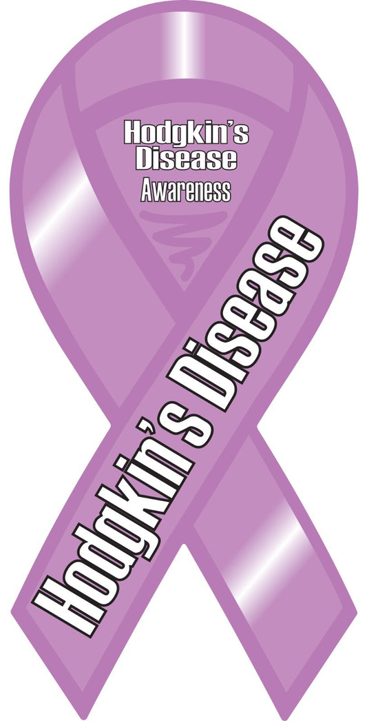 Hodgkins Disease Awareness Prevention Ribbon Vinyl Decal Sticker Choose Size