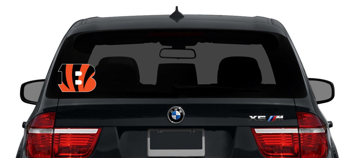 Cincinnati Bengels Logo - Die Cut Laminated Vinyl Sticker Decal NFL car window