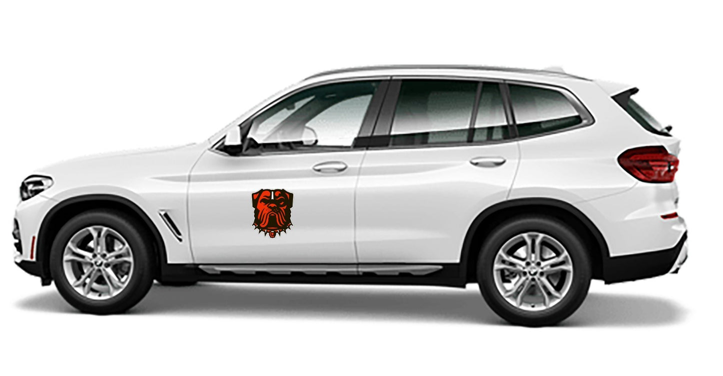 Cleveland Browns Dawg Pound Logo Vinyl Decal NFL